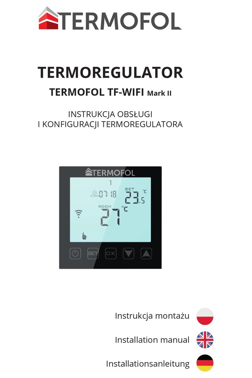 TERMOFOL TF-WIFI Mark II installation manual