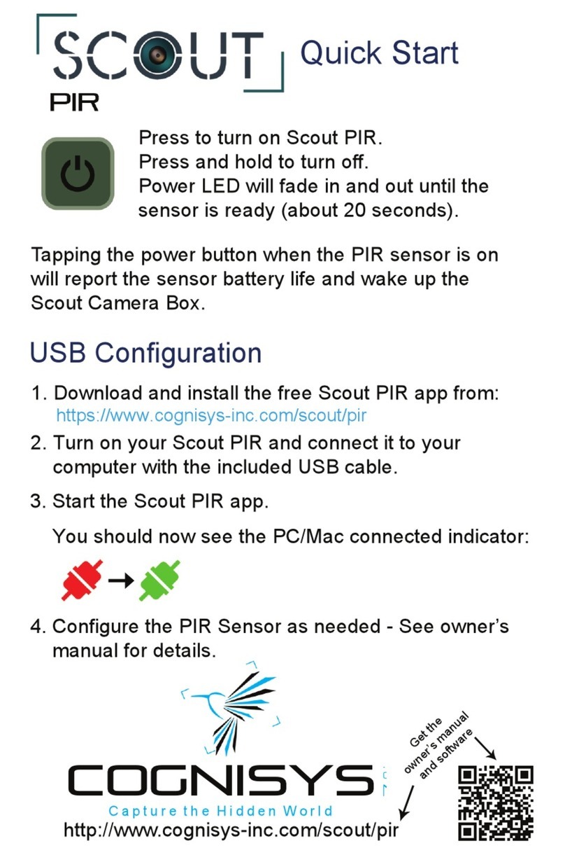 Cognisys Scout PIR User manual