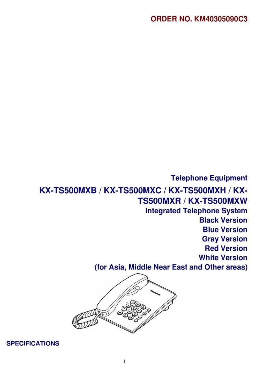 Panasonic KX-TS500MXB User manual