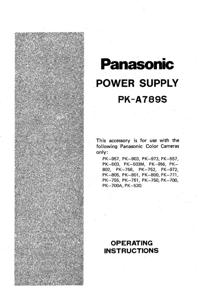 Panasonic PK-A789S User manual