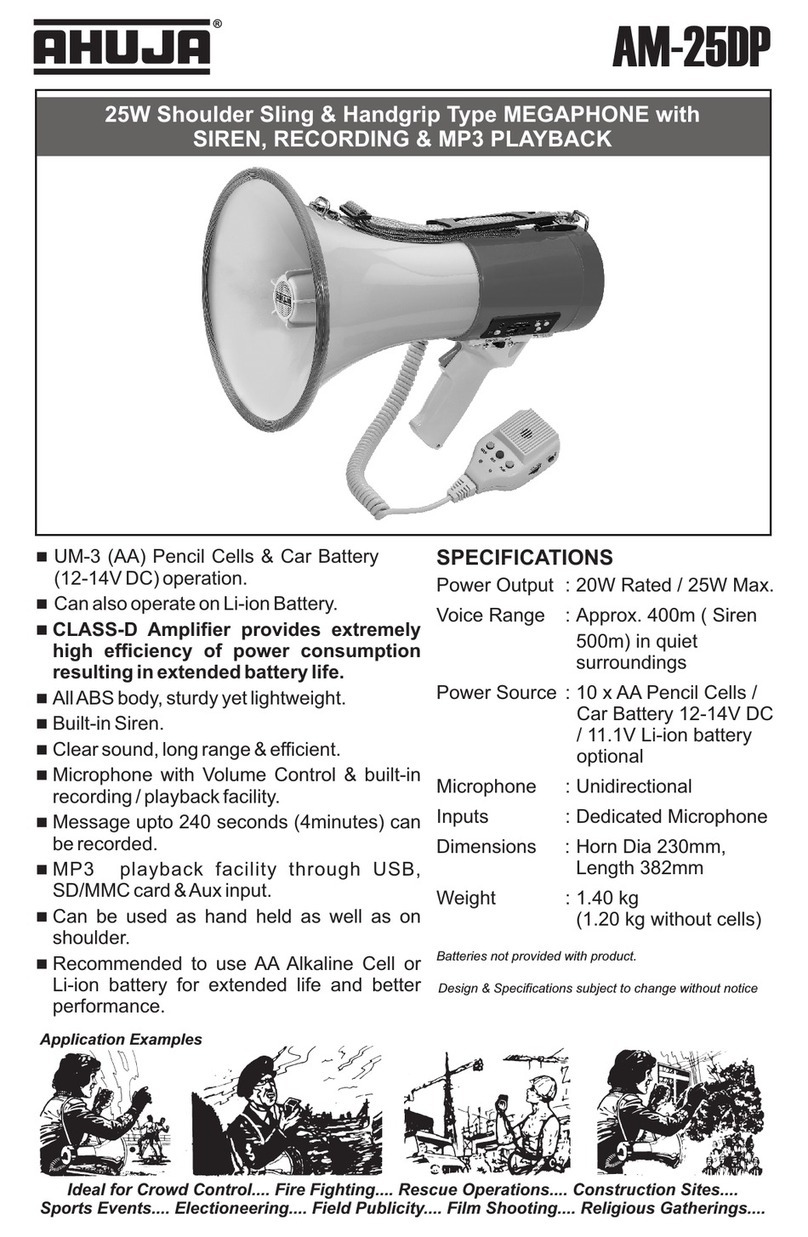 Ahuja AM-25DP manual
