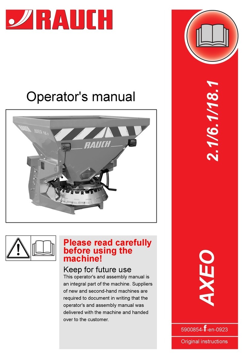 Rauch AXEO 2.1 Operator's manual