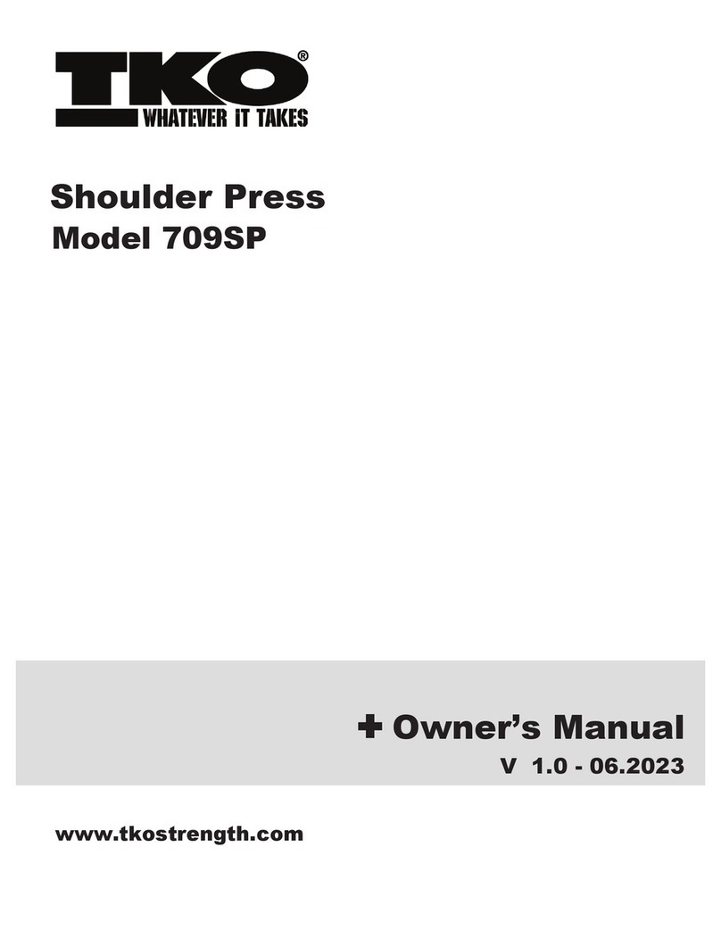 TKO 709SP owner's manual