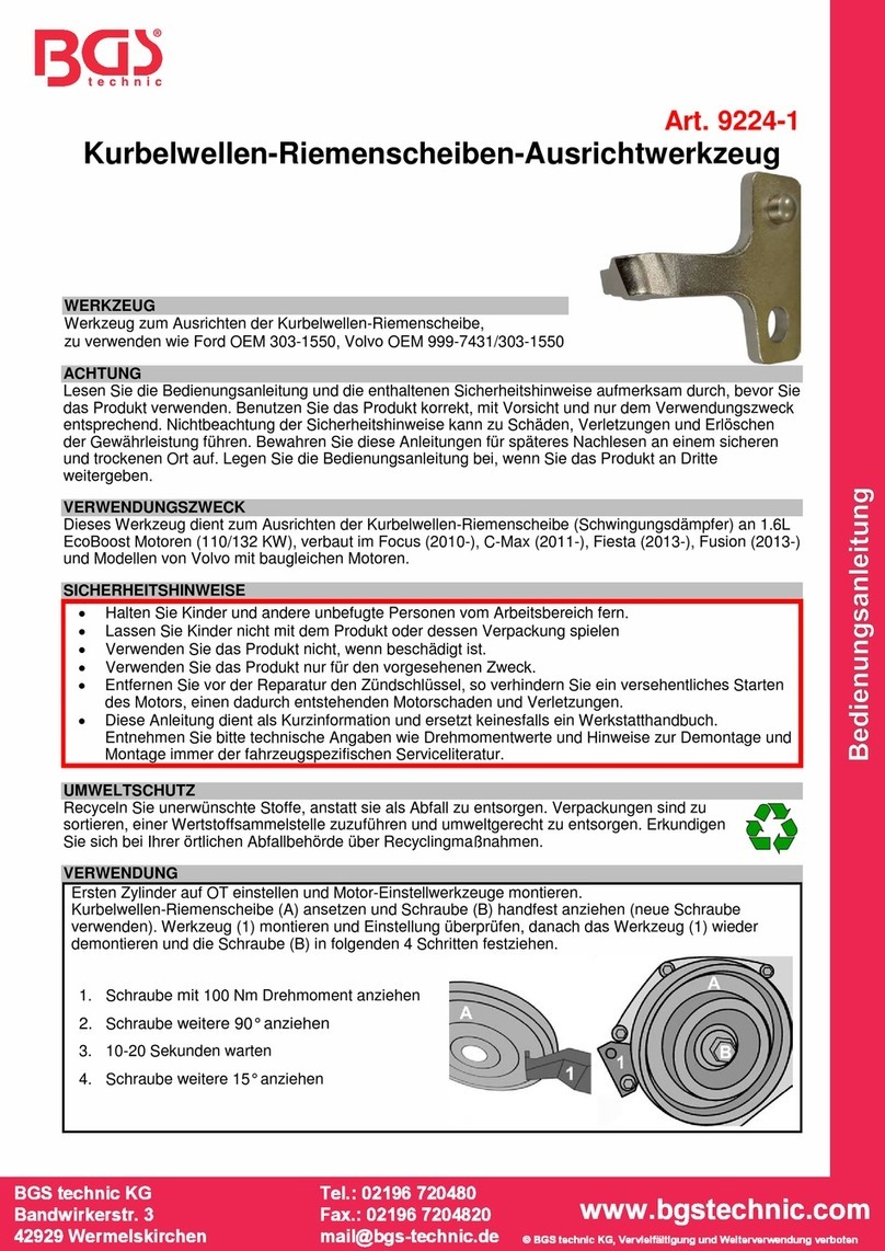 BGS technic 9224-1 User manual