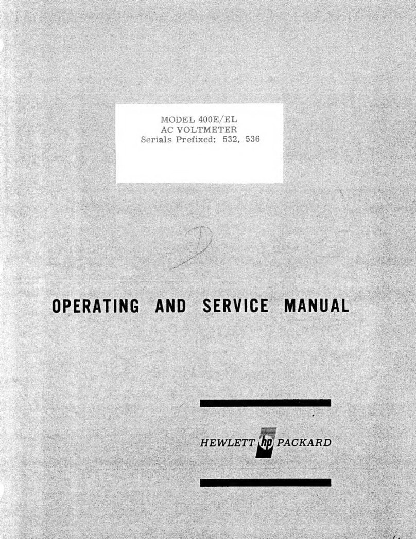 HP 400E Service manual