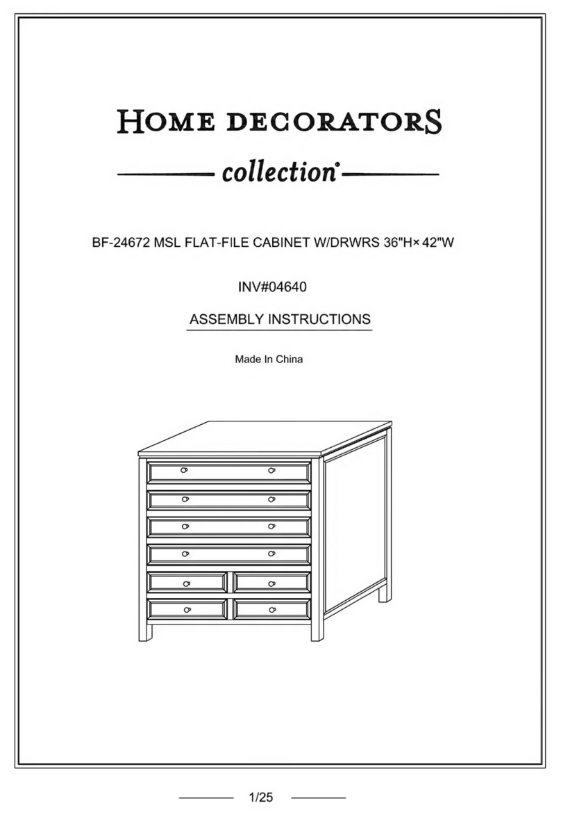 Home Decorators Collection BF-24672 Assembly instructions Home Decorators Collection BF-24672 Assembly instructions