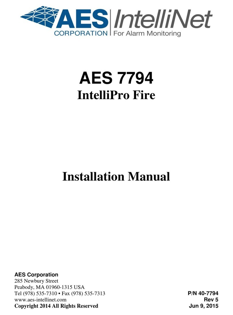 AES IntelliPro Fire 7794 User manual