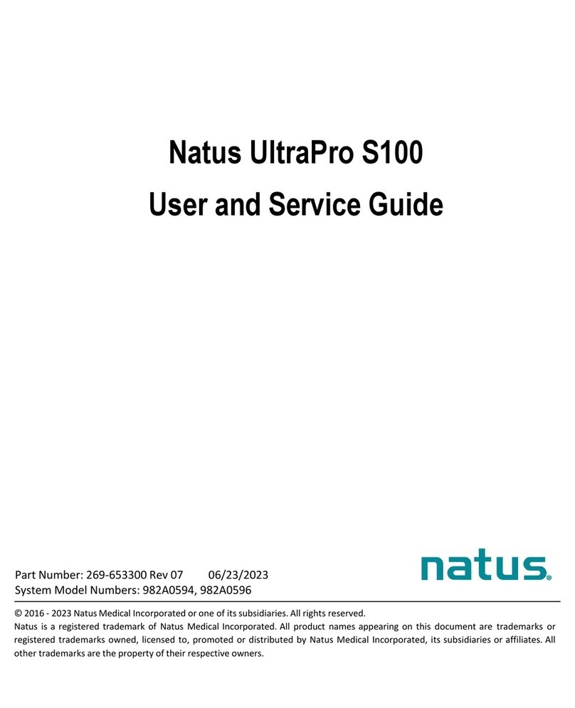 natus UltraPro S100 Manual natus UltraPro S100 Manual
