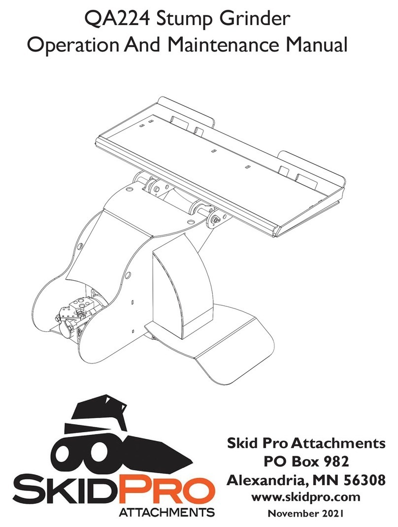 Skid Pro QA224 Operation and maintenance manual