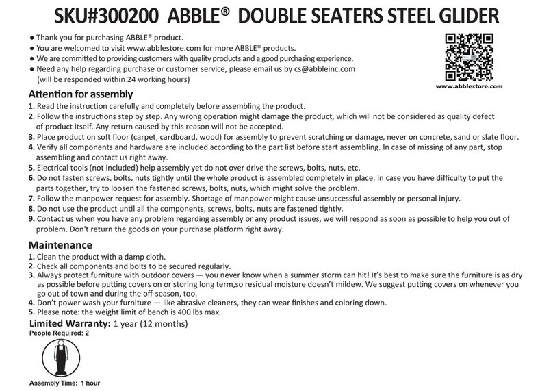 Abble 300200 quick start guide