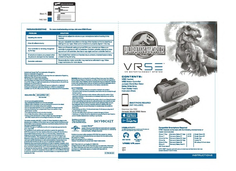 Skyrocket JURASSIC WORLD VRSE instructions