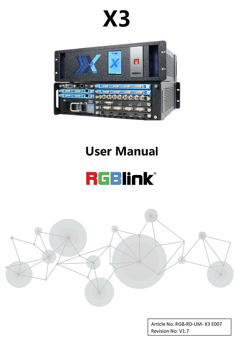 RGBlink VENUS X3 user manual RGBlink VENUS X3 user manual