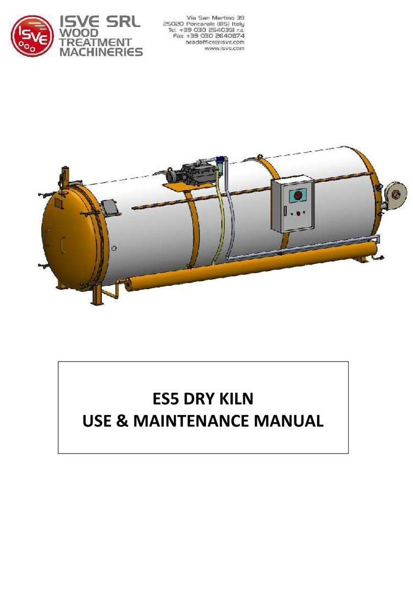 ISVE ES5 DRY KILN Use & maintenance manual