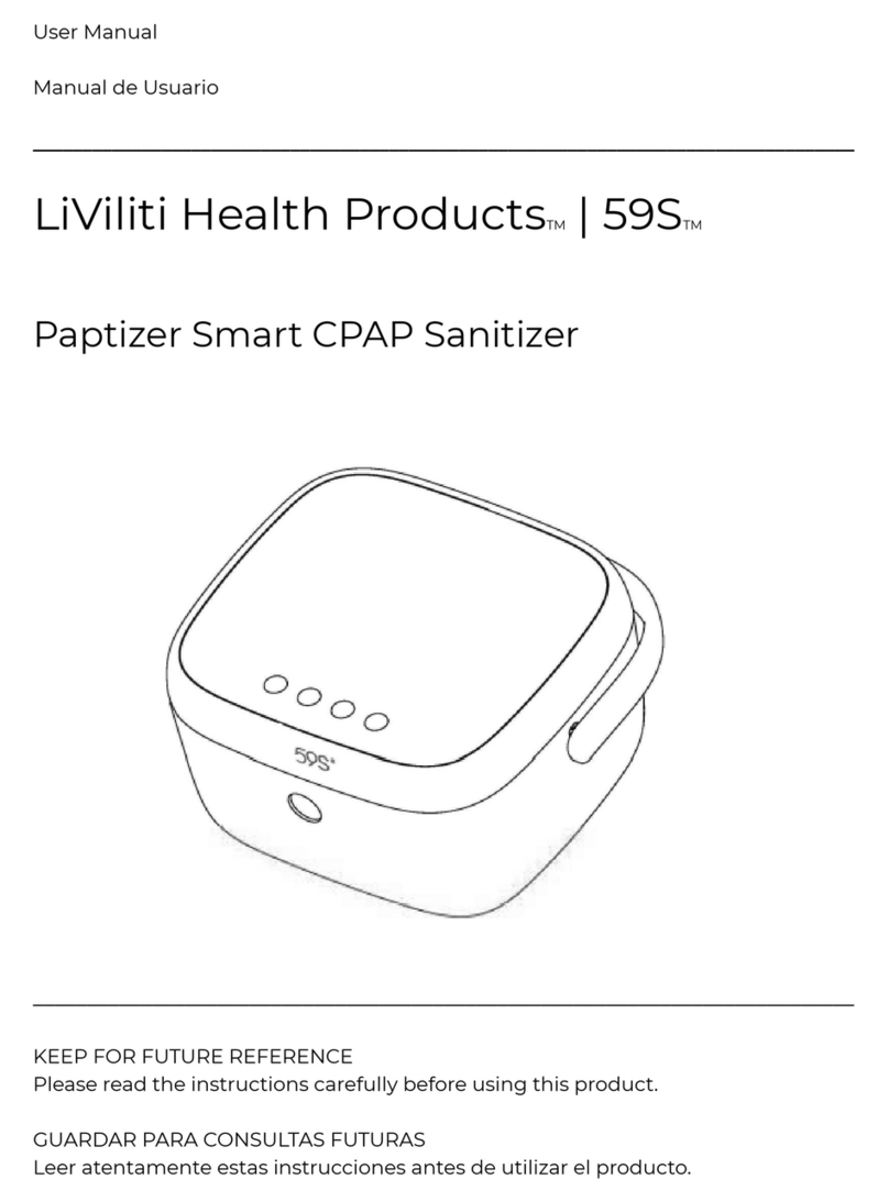 LiViliti Health Products 59S user manual