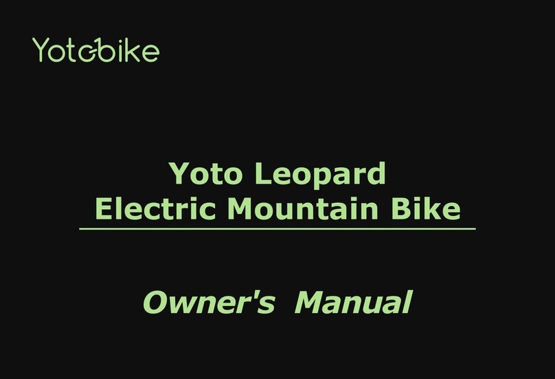 Yotobike Leopard owner's manual