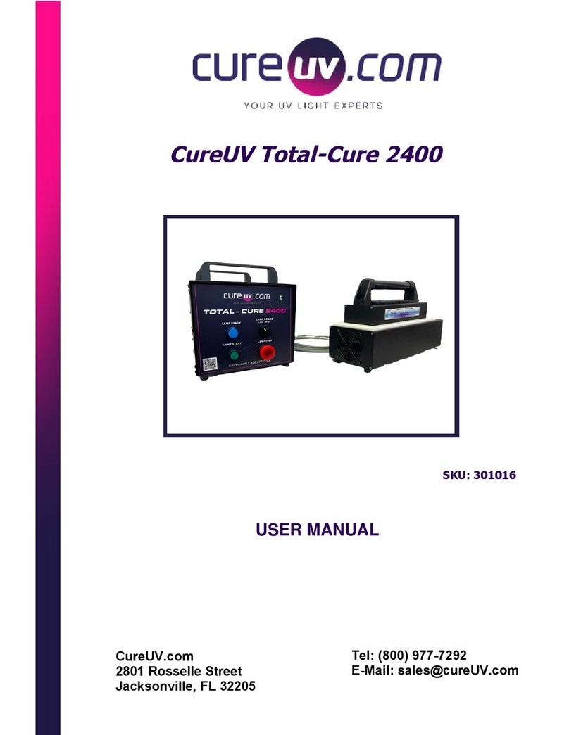 CureUV Total-Cure 2400 user manual