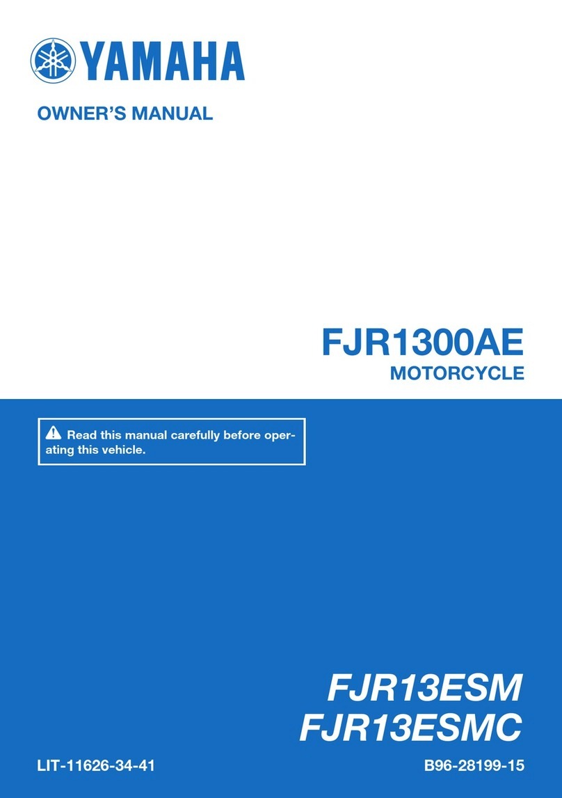 Yamaha FJR13ESM 2020 User manual