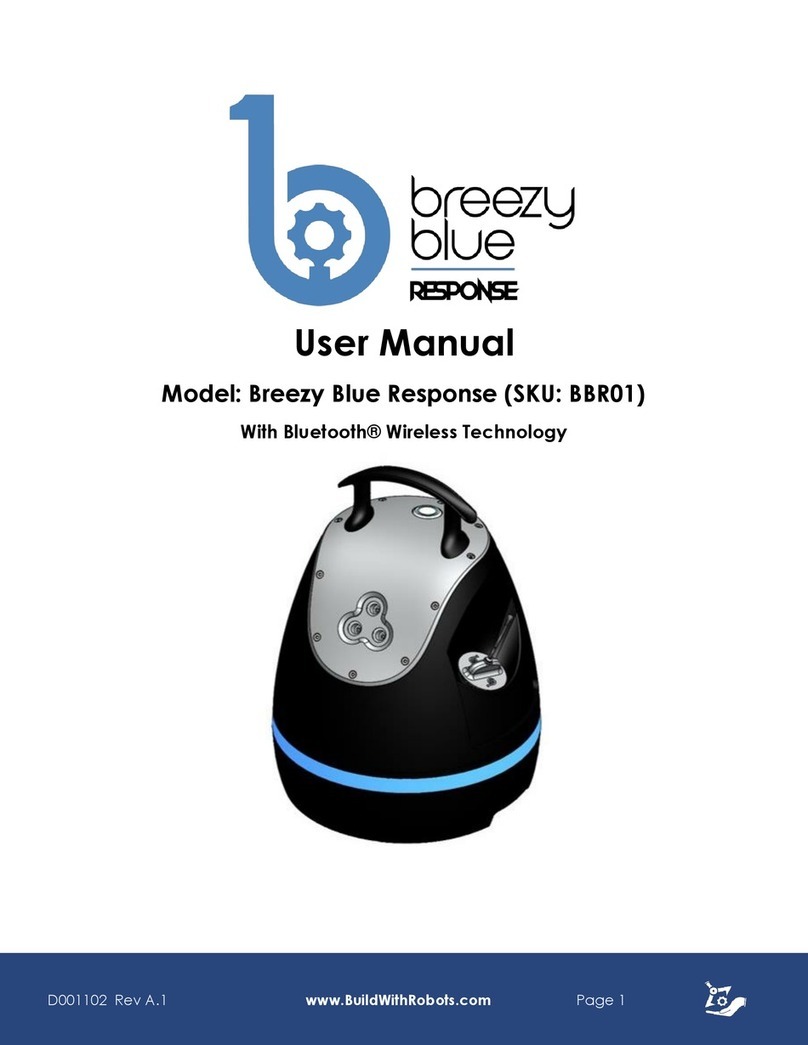 Build with Robots Breezy Blue Response User manual