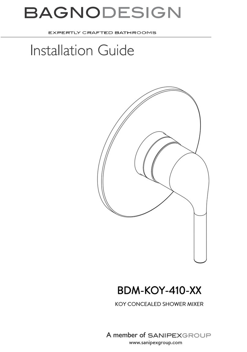 Sanipex BAGNODESIGN KOY BDM-KOY-410 Series User manual Sanipex BAGNODESIGN KOY BDM-KOY-410 Series User manual