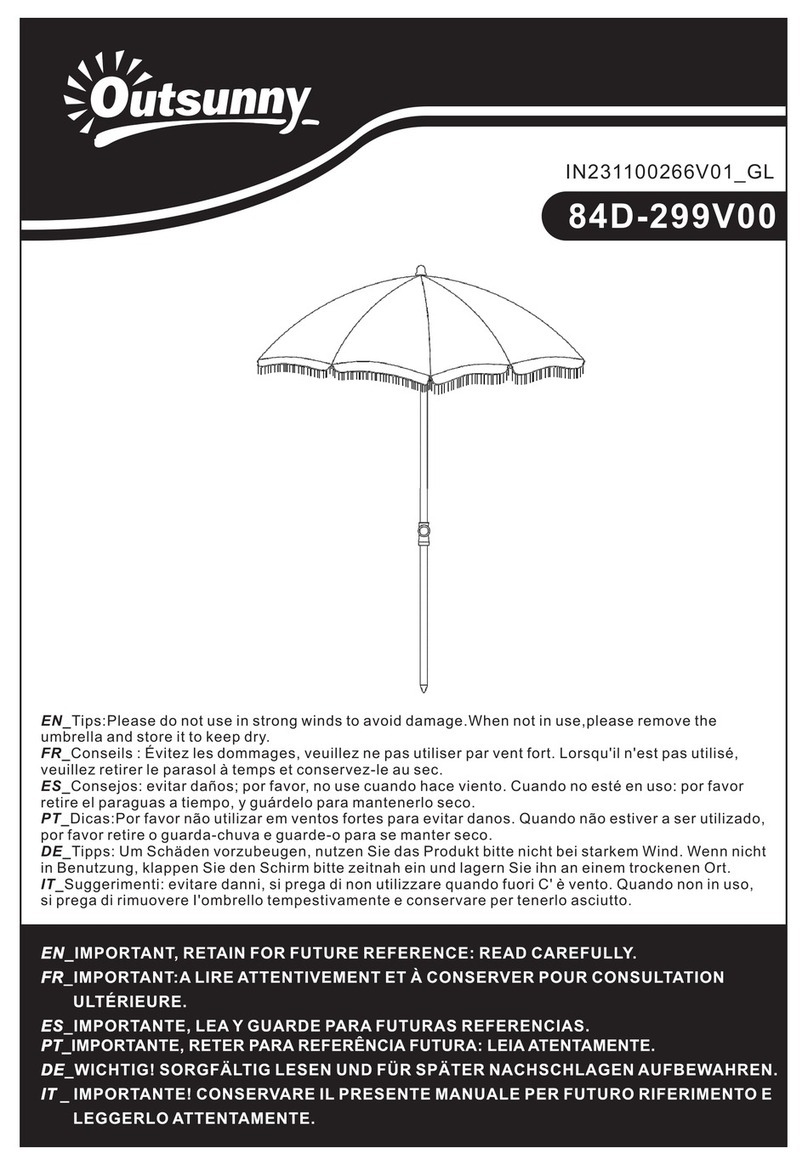 Outsunny 84D-299V00 User manual