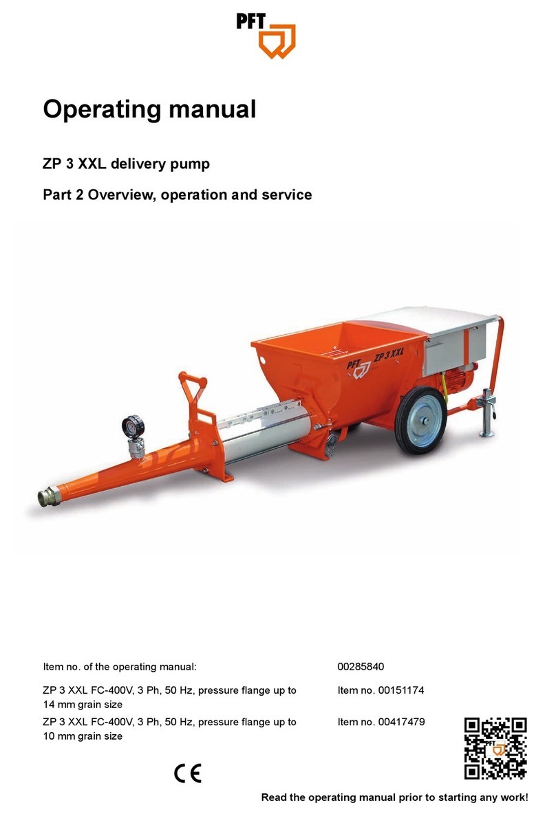 PFT ZP 3 XXL operating manual