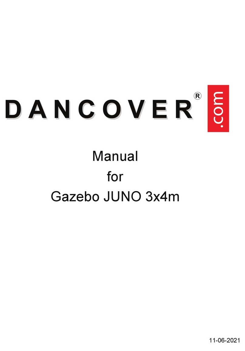 Dancover JUNO 3x4m manual