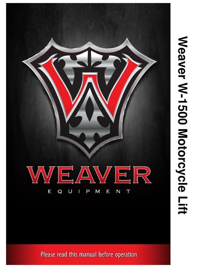 Weaver W-1500 Installation & operation manual