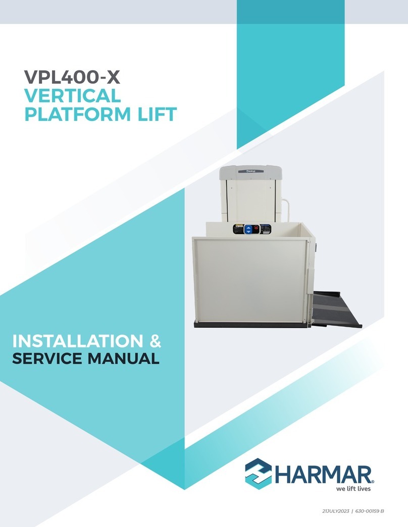 Harmar Mobility VPL400-X Supplement