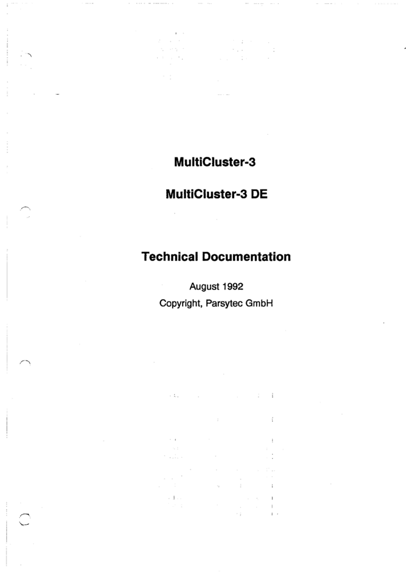 Parsytec MultiCluster-3 Technical documentation