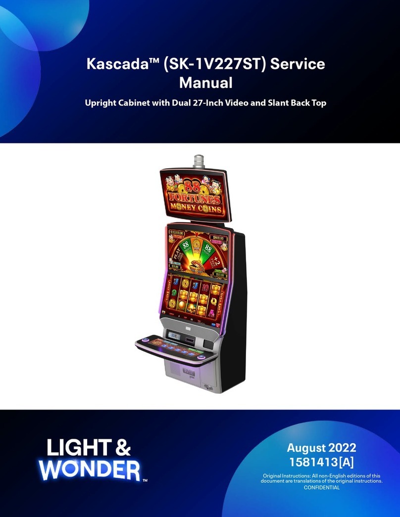 LIGHT & WONDER Kascada SK-1V227ST Service manual LIGHT & WONDER Kascada SK-1V227ST Service manual