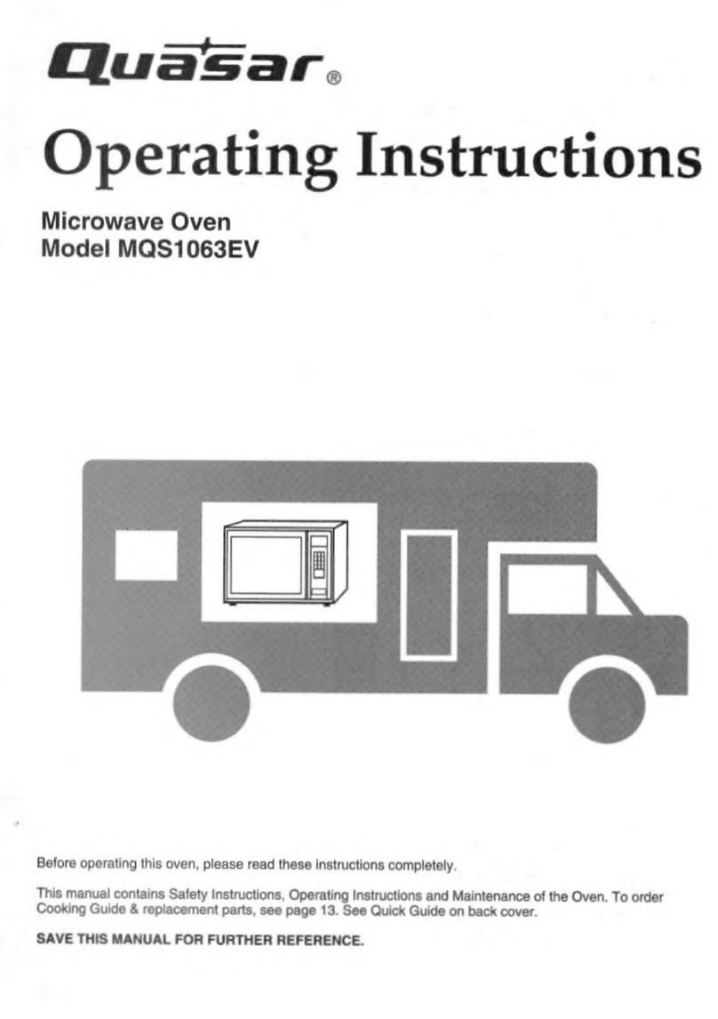 Quasar MQS1063EV operating instructions