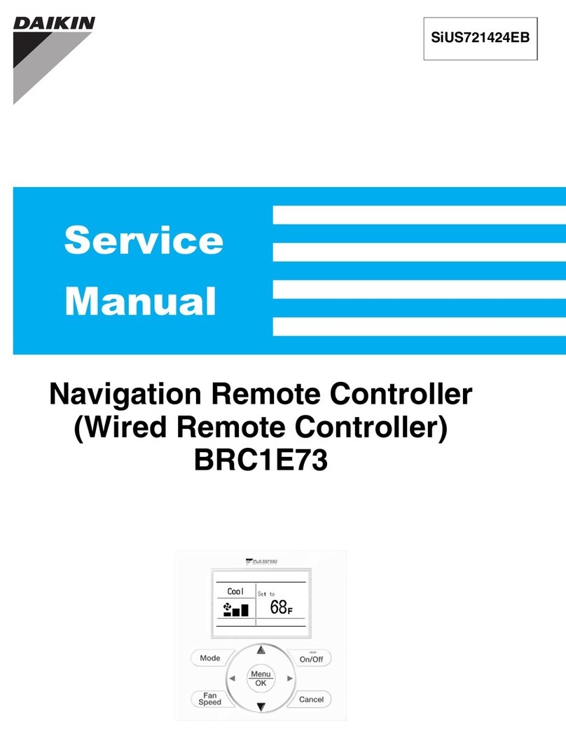 Daikin BRC1E73 Service manual