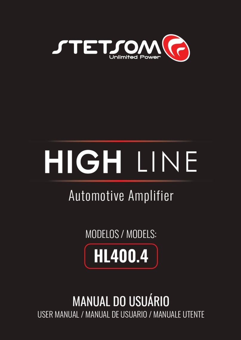 StetSom HIGH LINE HL400.4 User manual