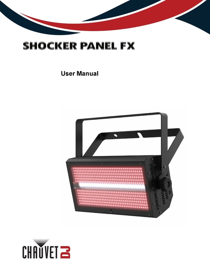 Chauvet DJ SHOCKER PANEL FX user manual