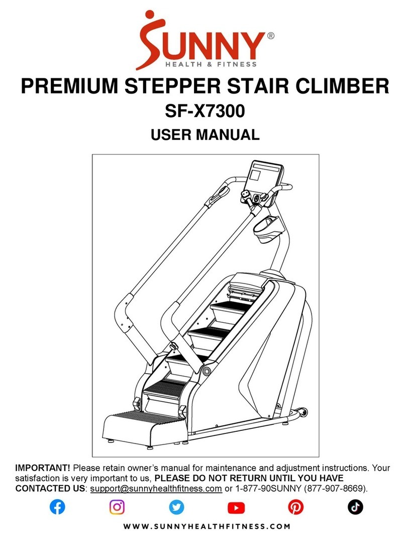 Sunny Health & Fitness SF-X7300 user manual