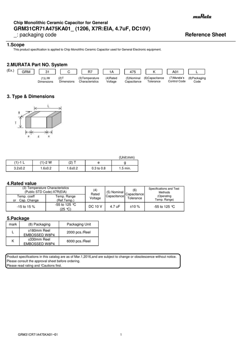 Murata GRM31CR71A475KA01 Series User manual