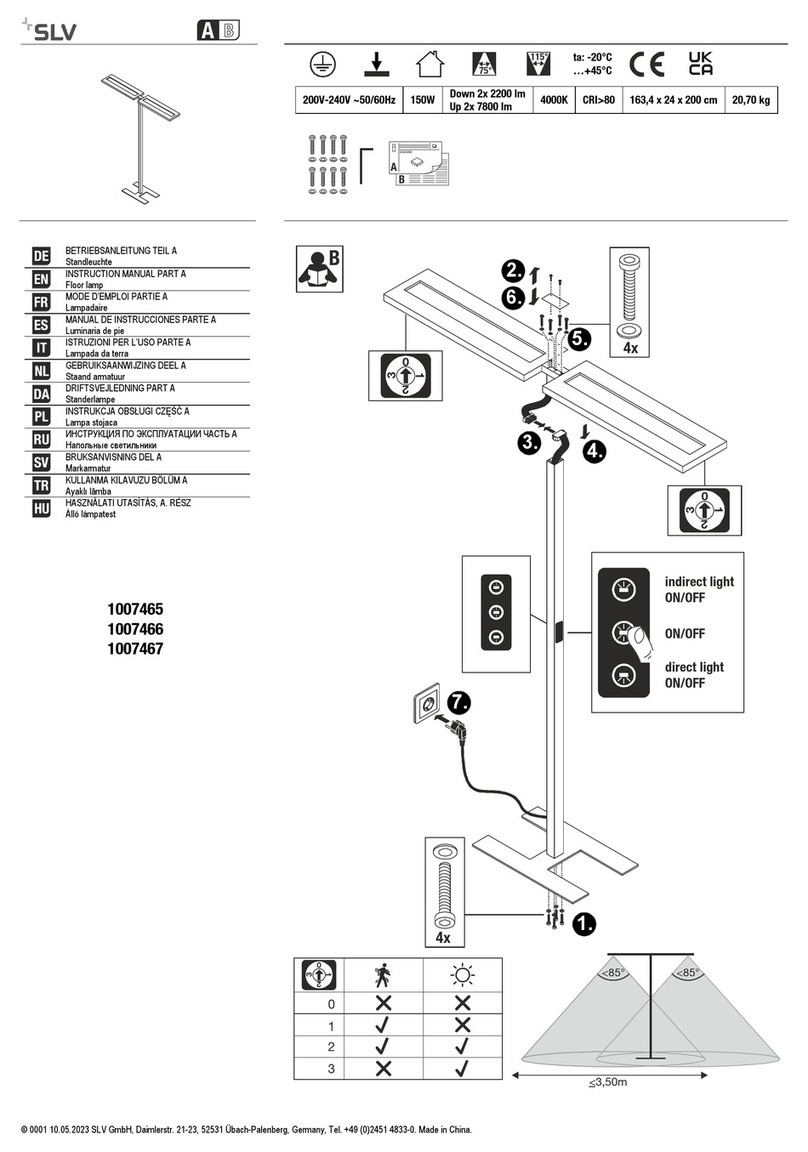 SLV WORKLIGHT PRO instruction manual