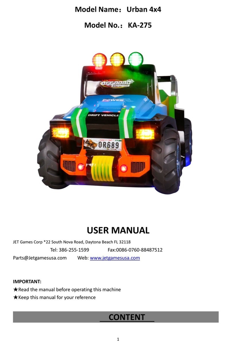 Jet Games Urban 4x4 user manual