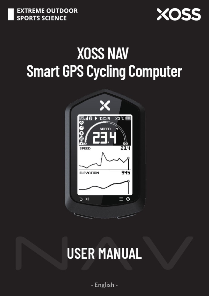 Xoss NAV User manual
