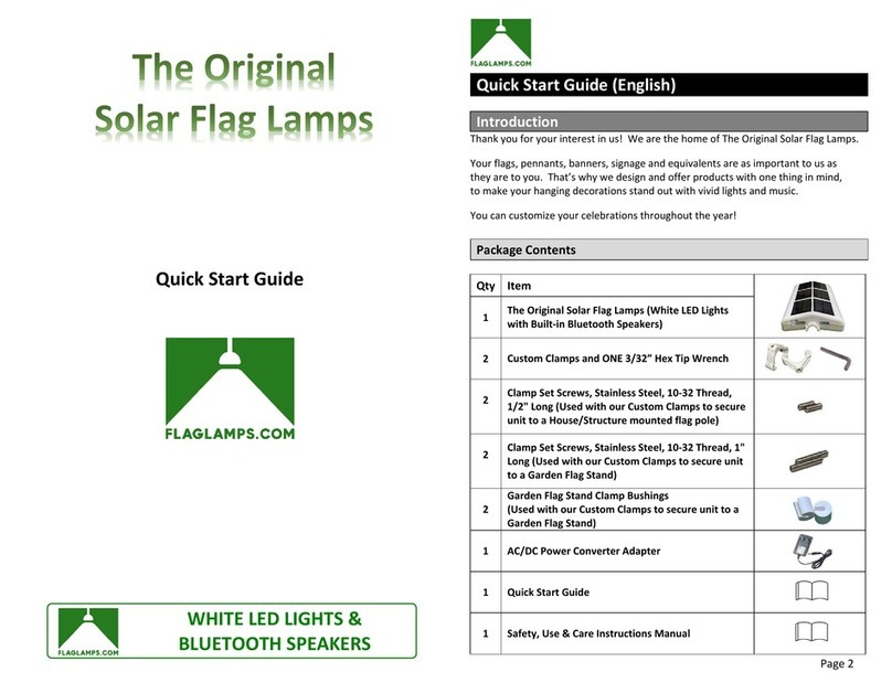 Flaglamps Original quick start guide