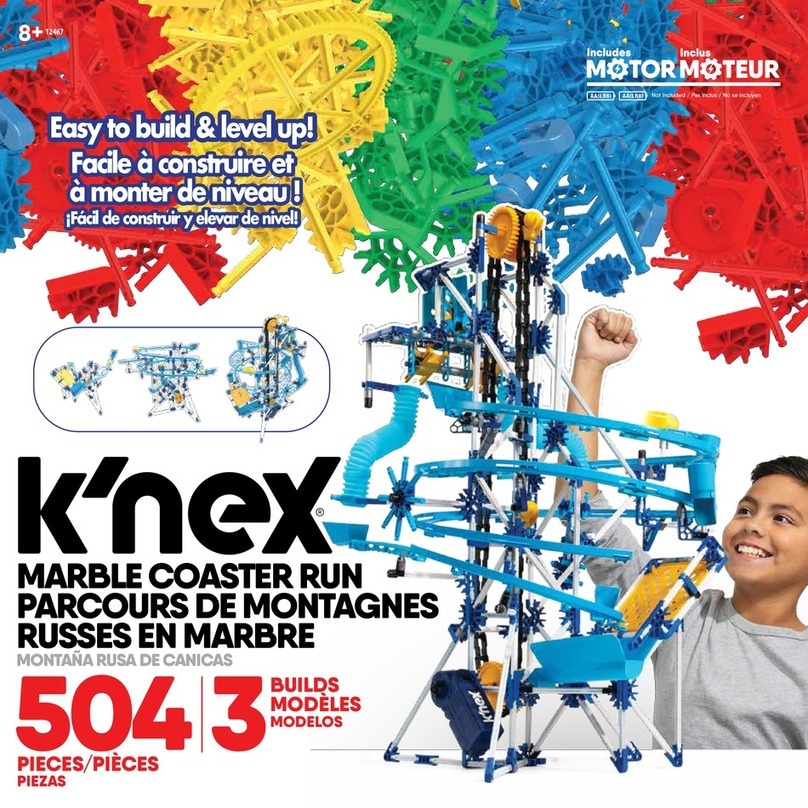 KNEX MARBLE COASTER RUN User manual