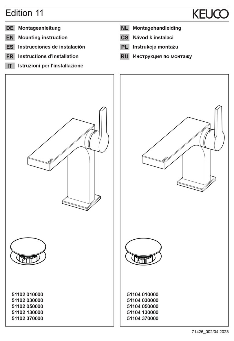 KEUCO Edition 11 51102 010000 Mounting instruction