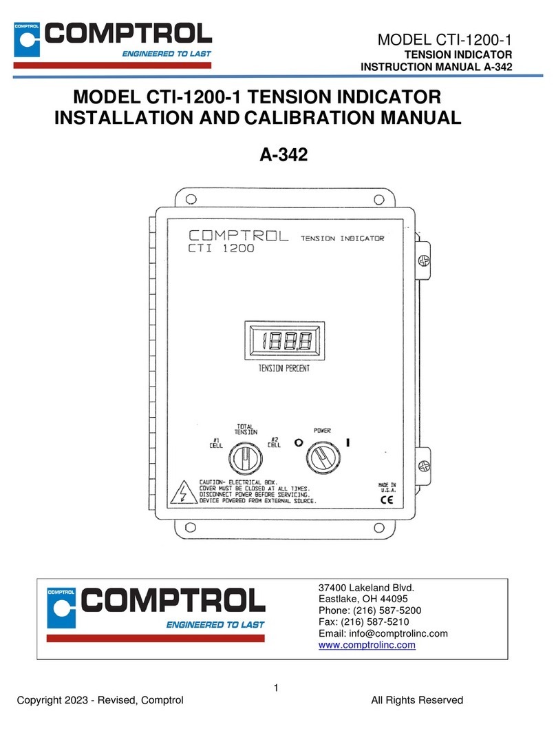 COMPTROL CTI-1200-1 Installation and Calibration Manual