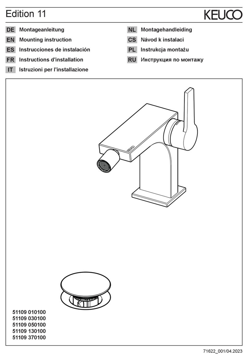 KEUCO Edition 11 51109 010100 Mounting instruction