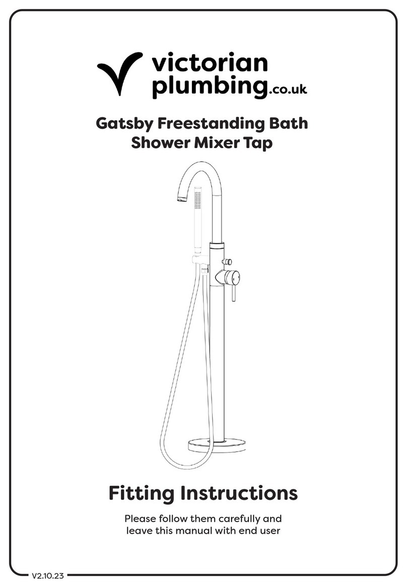 Victorian Plumbing Gatsby GATFSBSMBB Fitting instructions