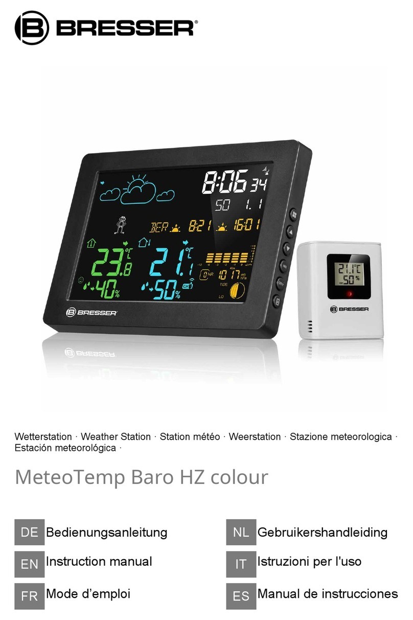 Bresser MeteoTemp Baro HZ colour User manual