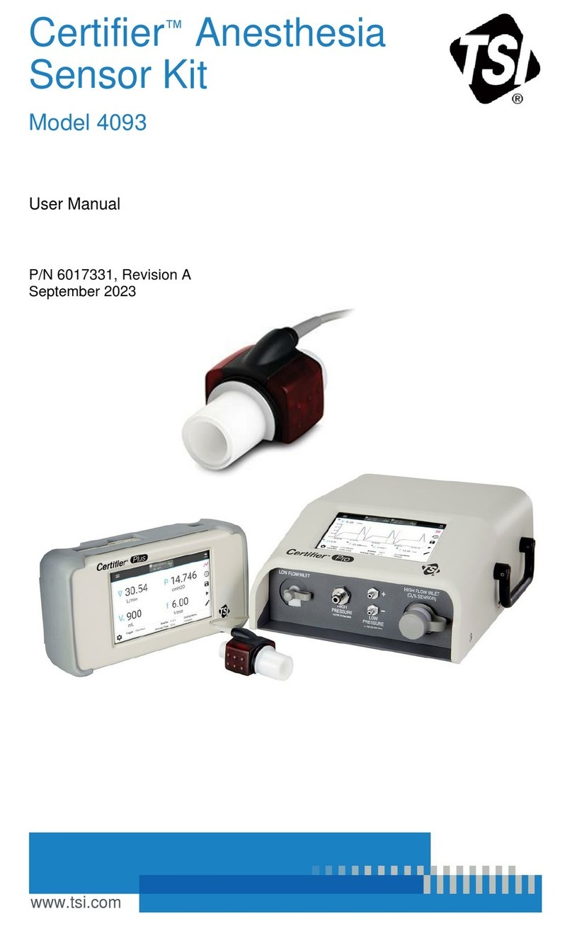 TSI Instruments Certifier 4093 user manual