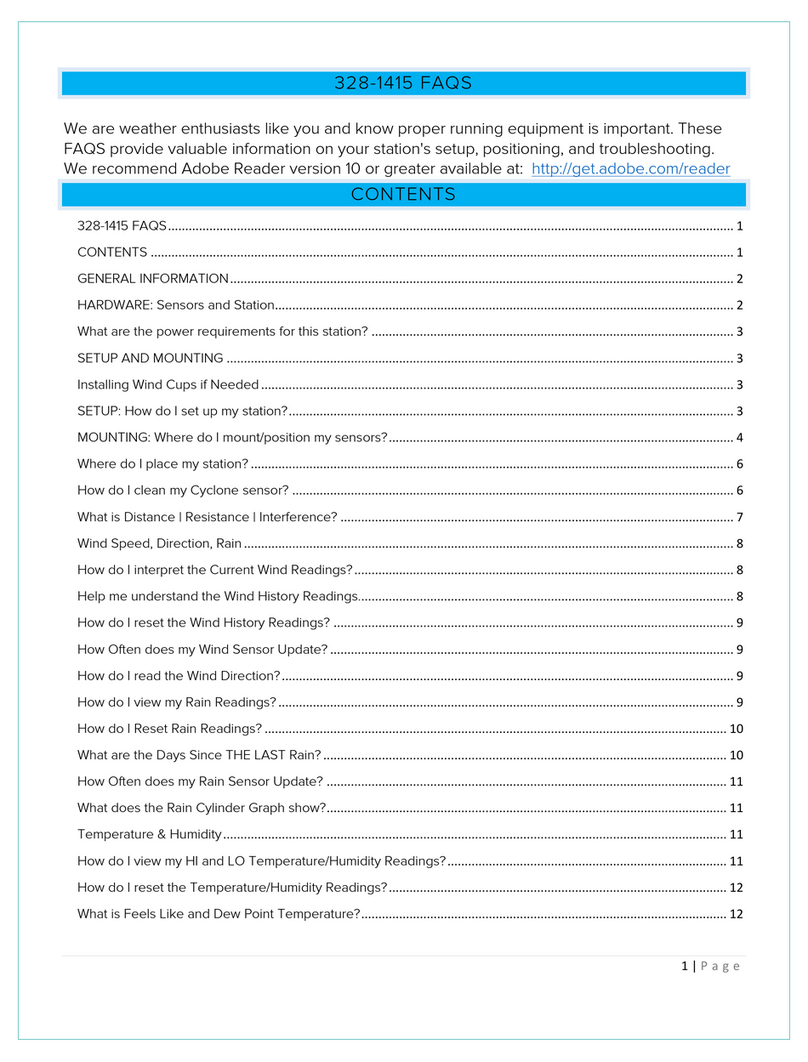 La Crosse Technology 328-1415 Faq