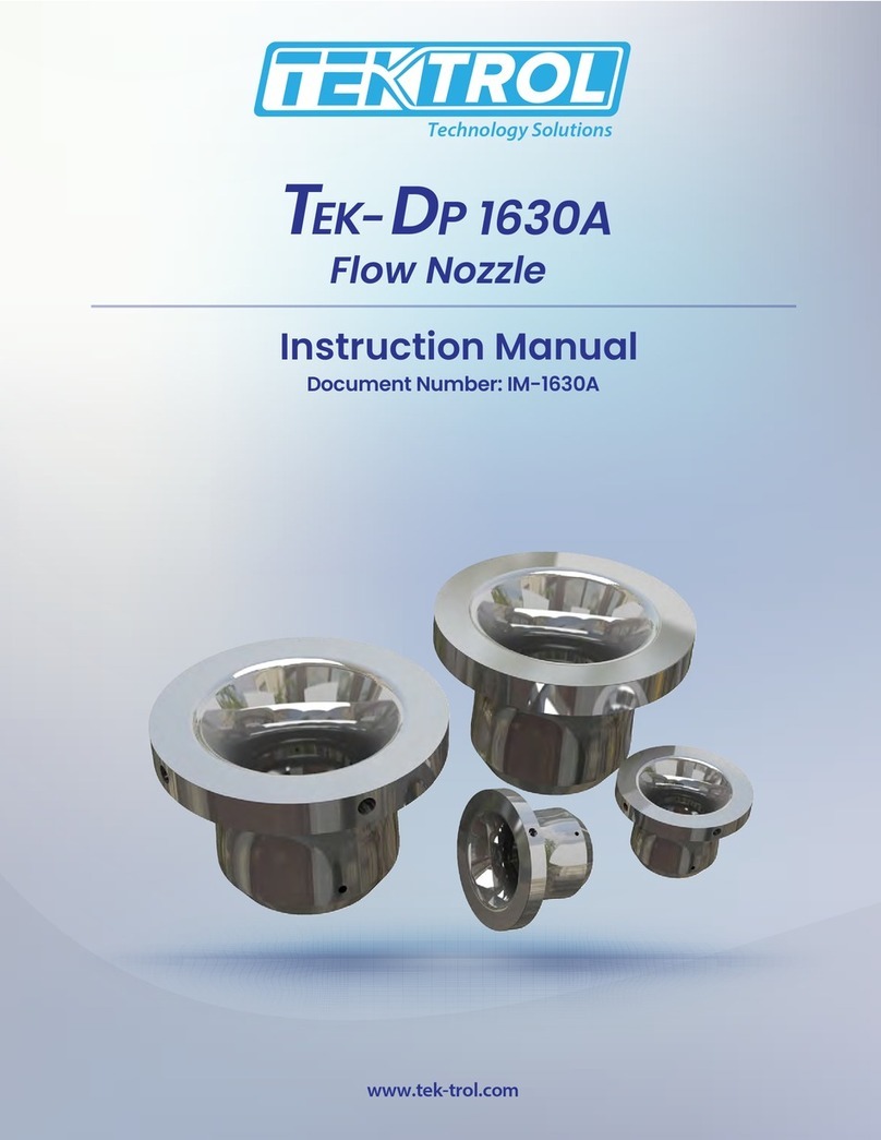 Tek-Trol TEK-DP 1630A Series instruction manual Tek-Trol TEK-DP 1630A Series instruction manual