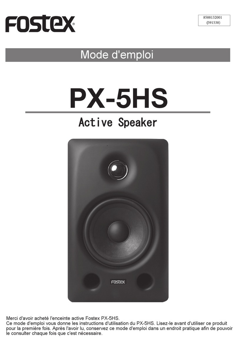 Fostex PX-5HS User manual